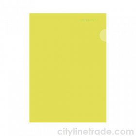 Папка-уголок (0,15 мм) "Silwerhof" желтая